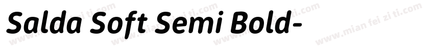 Salda Soft Semi Bold字体转换